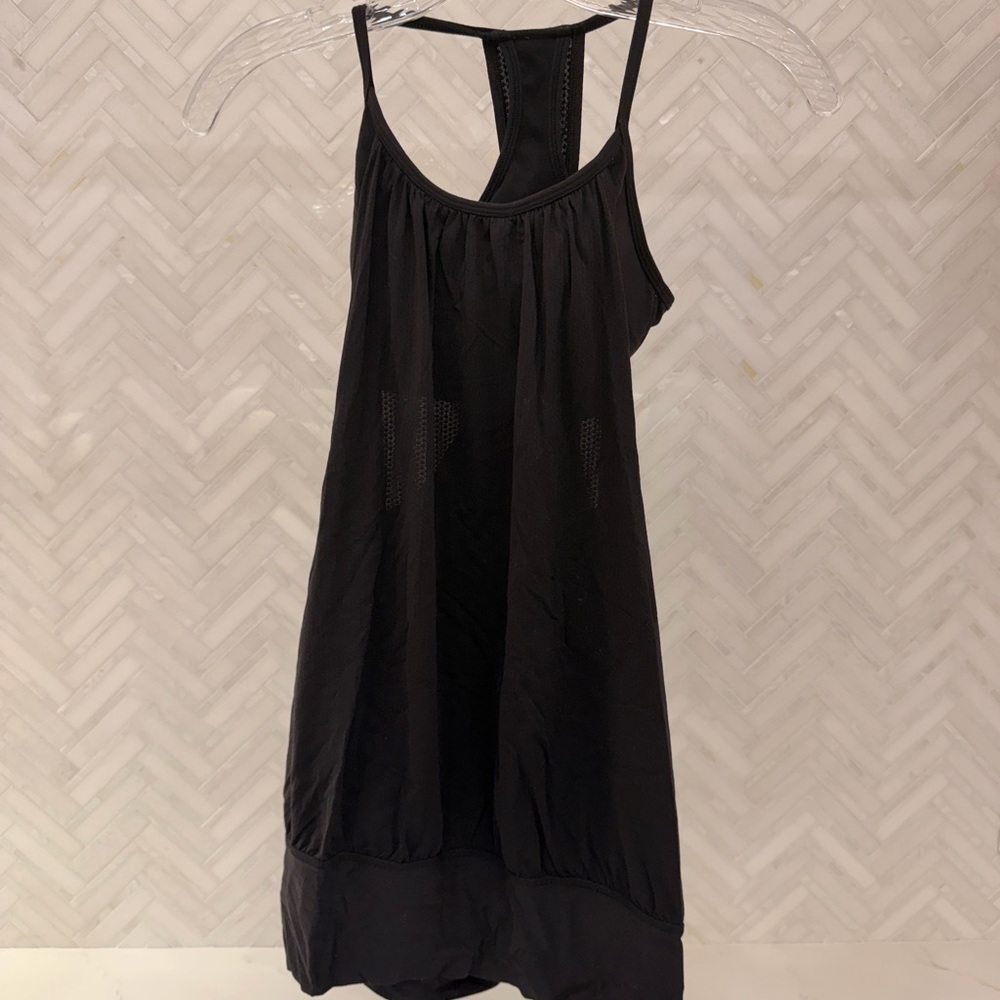 lululemon athletica Black Tank Top with built in bra